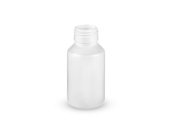 Frasco 60ml em COEX, boca 28mm na cor Branco